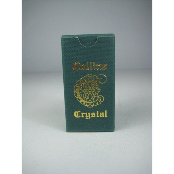 Collins Crystal Engraved CLAN Cunningham Scotch Whisky Glass With Box - Picture 4 of 10